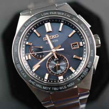 Seiko Astron Radio Wave Control World Time Solar – Titanium – 8B63 OBDO