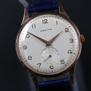 Zenith 18K rose gold with caliber 106 – 33mm – Serviced