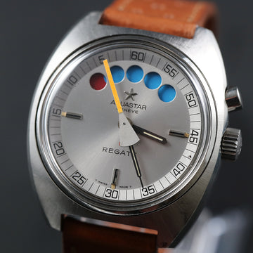 Aquastar Regate Lemania Cal 1345 chronograph – 1970’s