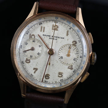 Baume & Mercier Chrono – 18K YG - Landeron 48 – 1950’s - Serviced