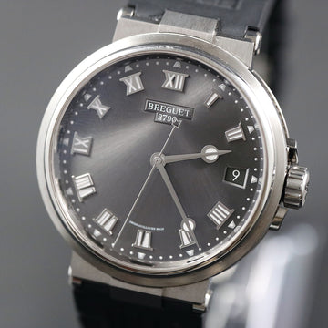Breguet Marine Ref 5517 T in titanium with cal 777A – Mint - Full Set