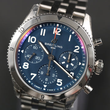 Breilting Classic AVI – Chronograph 42 – Ref A23380 – Full Set – Mint