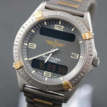 Breitling Navitimer Aerospace – Ref F56059 – Titanium and Gold -Quartz
