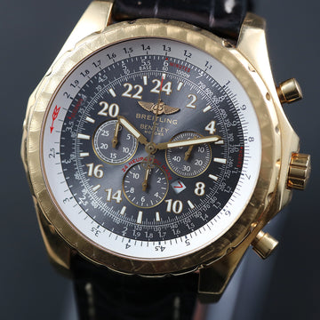 Breitling Bentley Le Mans – Ref K22362– 18K YG – LE 09/24 – Cal 22 - Full Set