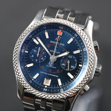 Breitling Bentley Mark VI – Ref P2636212 – Chronograph – SS and platinum 2007 - Full set