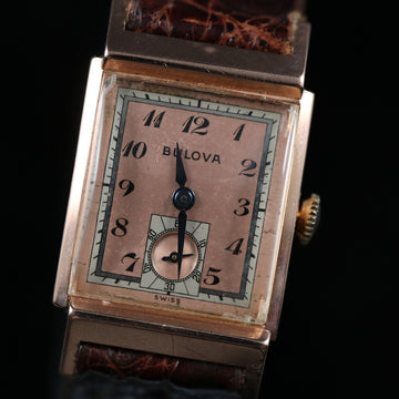 Bulova Tank – 14K Red Gold – 1940’s – Cal 8AH - Serviced