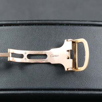 Cartier Clasp 18K RG – Come with Cartier brown strap - 16mm