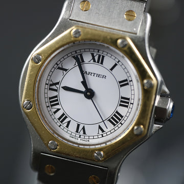 Cartier Santos Octagon Automatic in stainless steel and gold – 25mm