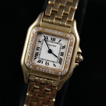 Cartier Panthere with ref 1280 – 18K YG – 1 owner - paper