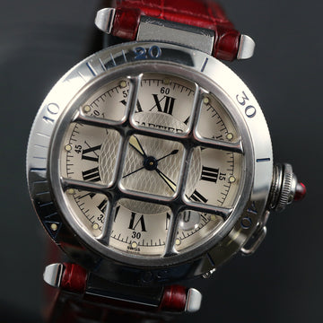 Cartier Pasha 150th anniversary – LE 1244/1847 – Ref W3102255 – SS – 1997 – Full Set