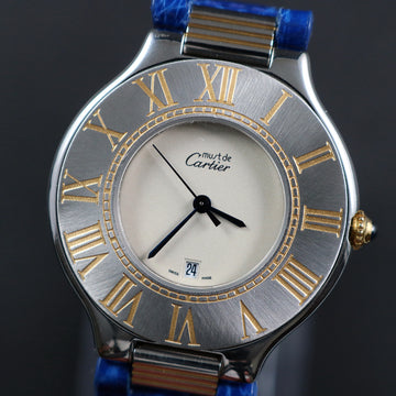 Cartier Must de Cartier 21 – Ref 9010 - SS and gold - quartz movt – 35mm - Unisex