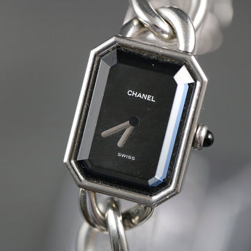 Chanel Premiere Gourmette in stainless steel with quartz movement - 1987