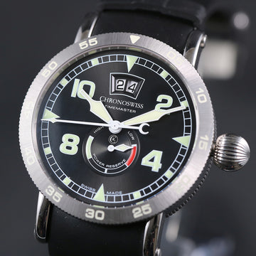 ChronoSwiss TimeMaster Big Date – Ref CH3533 ST in SS with caliber C351 – FULL SET