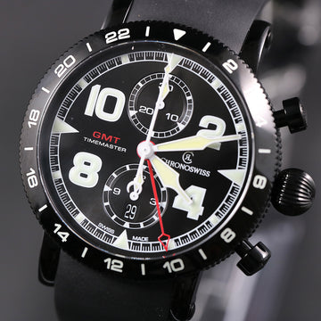ChronoSwiss TimeMaster Chrono GMT – Ref CH7555.1 in SS with caliber C754 – FULL SET
