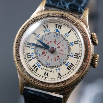Longines Lindbergh Hour Angle in 10K YG filled - 1943 - Original timepiece