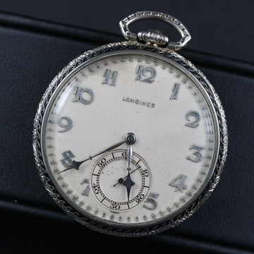 Longines – 14 white gold filled – Cal 17.89 ABC – 44mm -1925