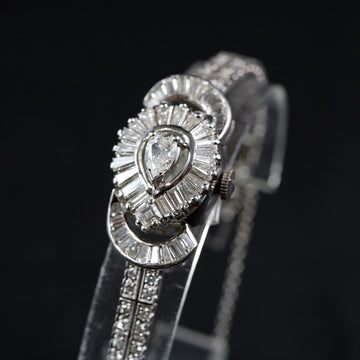 Longines Secret Cocktail watch Art Deco – Platinum and diamonds