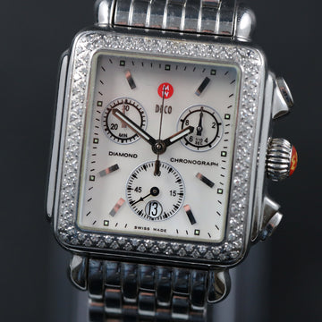 Michele Deco Diamond Chronograph – MW06A01 – MOP - SS - Quartz - Serviced