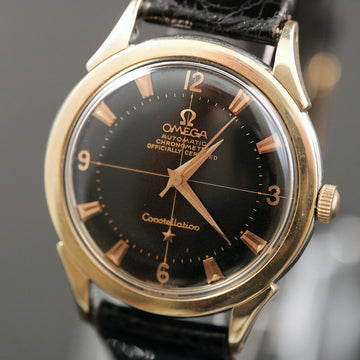 Omega Constellation Pie Pan automatic chronometre in SS and gold with Cal. 354 from 1954 - Serviced.