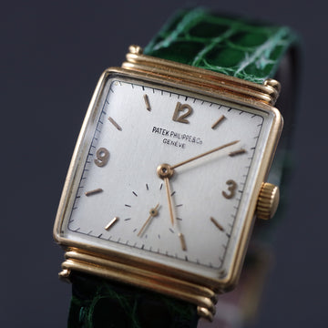 Patek Philippe Square with ribbed hooded lugs – Ref 1575 – 18K yellow gold – Cal 10-110 – 1940’s - Serviced