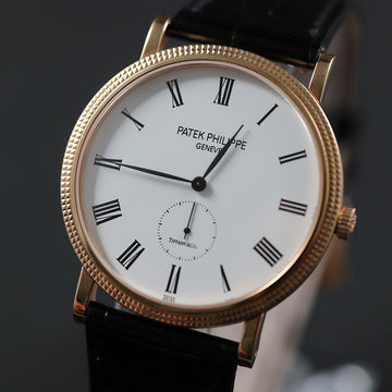 Patek Philippe Calatrava 5119R-001 in 18K RG with Tiffany dial - Cal 215 – Full set