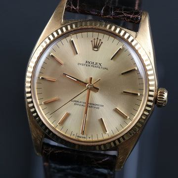 Rolex Oyster Perpetual in 18K YG with ref 1013 from 1969 - caliber 1570