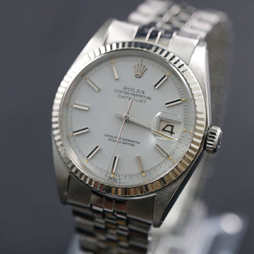 Rolex Oyster Perpetual Datejust 1601 – White dial - Cal 1570 – SS -1974