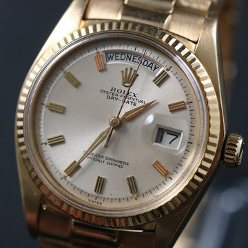 Rolex Oyster Perpetual Day Date President Ref 1803 in 18K YG with Pie Pan dial from 1966