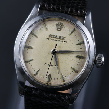 Rolex Precision – Speedking – Ref 6420 – SS – Cal 1210 - 1957 – Rare - Serviced