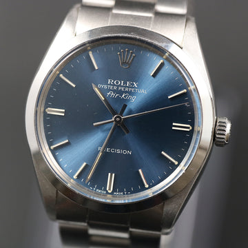 Rolex Oyster Perpetual Precision Air King ref 5500 – SS – Blue dial - 1983