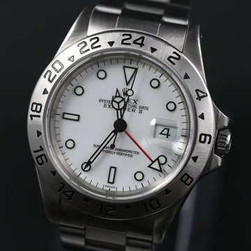 Rolex Oyster Perpetual Date Explorer II – Ref 16570 – Swiss dial – Cal 3185 - 1999