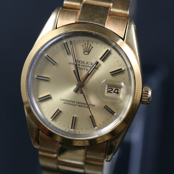 Rolex Oyster Perpetual Date Gold Plated - Ref 15505 - Cal 3035 – 1984