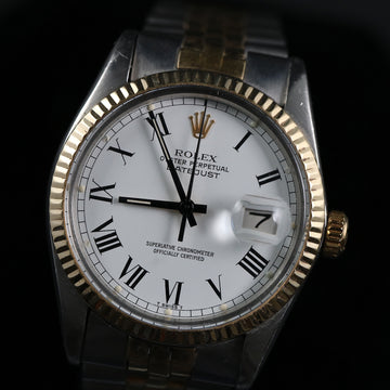 Rolex Oyster Perpetual Datejust 16013 – Buckley - 2 tons SS and 18K YG – Cal 3035 – 1981