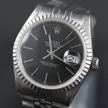Rolex Oyster Perpetual Datejust 16030 with black dial – SS – Cal 3035 – 1982 - Serviced