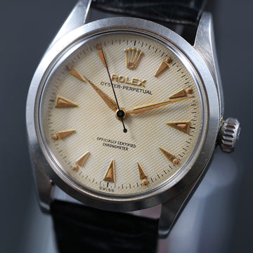 Rolex Oyster Perpetual Ref 6284 – Honeycomb dial with caliber A260 from 1954