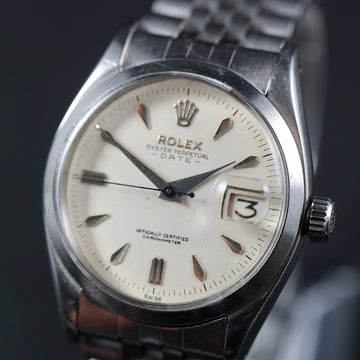 Rolex Oyster Perpetual date with Ref 6534 with caliber 1035 from 1957 - Serviced