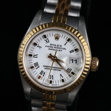 Rolex Oyster Perpetual Datejust – Ref 69173 – 2 tone -Enamel dial – 1986 – Full Set - One owner