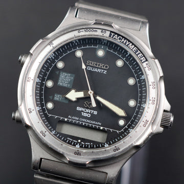 Seiko Sport 150 – Ref H601-8029 Chronograph – Quartz – 1987 - Full Set