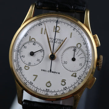 Universal Geneve Uni-Compax – 18K YG - Cal 285 – 1950’s