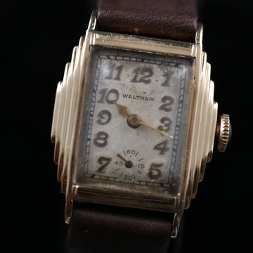 Waltham Art Deco – 14K YG – Manual Winding – 1879 - Serviced