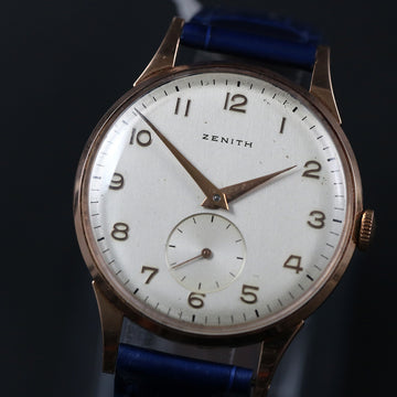 Zenith 18K rose gold with caliber 106 – 33mm – Serviced