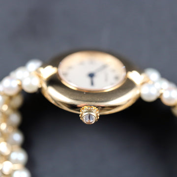 Cartier Colisee with reference 1989 1 – Pearl bracelet – Quartz movt