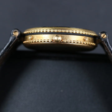 Gerald Genta Gefica in 18K YG – Safary dial with calendar and moon phase meteorite – Caliber 606