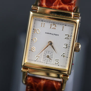Hamilton tank NOS – Ref 6272 - Gold filled – Quartz – 1990’s
