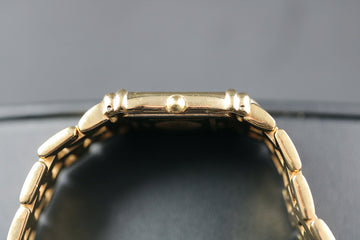 Raymond Weil tank with ref 5857 – 18K YG Electroplated - Quartz movt - Serviced