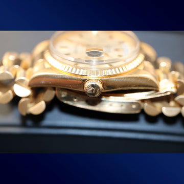 Rolex Oyster Perpetual Day Date President Ref 1803 in 18K YG with Pie Pan dial from 1966