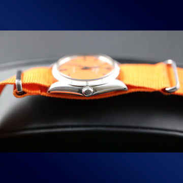 Rolex Oyster Perpetual Precision Air King from 1967 with orange dial with ref 1003