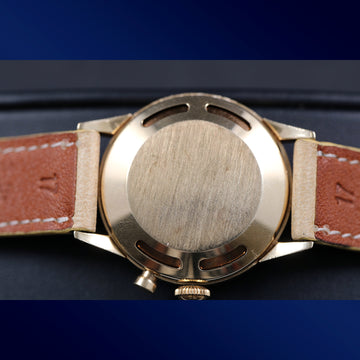 Vulcain Cricket Honeycomb dial with Cal 120 in 14K YG