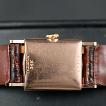 Bulova Tank – 14K Red Gold – 1940’s – Cal 8AH - Serviced