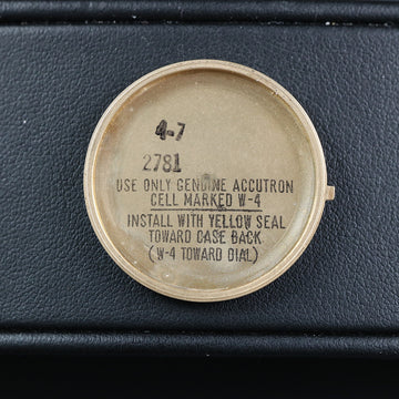 Bulova Accutron M7 from the 1967 in 14K yellow gold with beautiful case shape